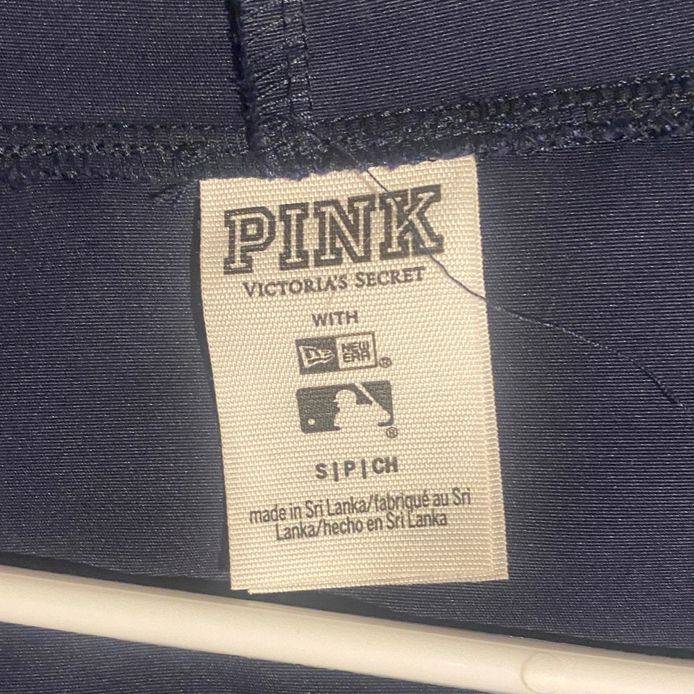 Angels baseball PINK Victoria's Secret Navy Hoodie windbreaker - Picture 6 of 9